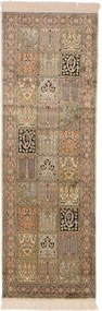Cashmere Silk Tappeto 190 x 60 (Indian) Annodato A Mano