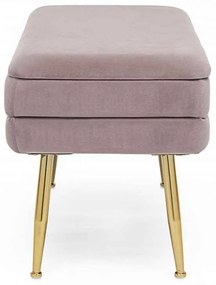 Panca contenitore PAVLINA mauve 80X38X42 cm