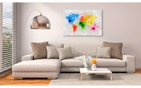 Quadri di sughero Mappa in sughero: espressionismo mondiale