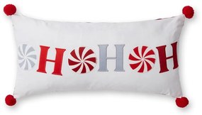 Cuscino decorativo in velluto con motivo natalizio 60x30 cm Ho Ho Ho - Catherine Lansfield