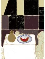 Élitis Carta da parati panoramica Le Dejeuner - Panel 3