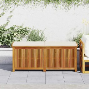 Scatola Cuscini Da Esterno 150x50x60,5 Cm Legno Massello Acacia /