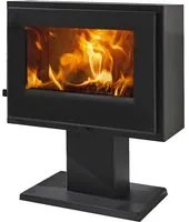 Stufa a Legna 6,7 kW 79,7x63,9x40 cm Verne Nera