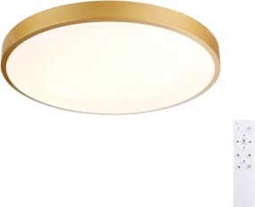 Brilagi - Lampada LED dimmerabile GLASS POOL DOUBLE LED/48W/230V 40 cm dorata + telecomando