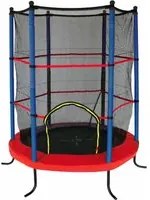 Trampolino Tappeto Elastico per Esterno con Rete di Protezione Diametro 140Cm Garlando Combi Xs