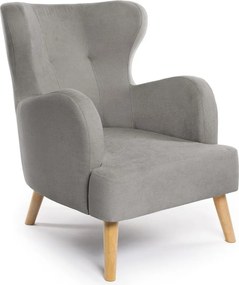 Poltrona grigio chiaro Noemye - Bonami Essentials