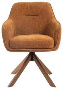 Set di sedie da pranzo arancione in imbottito 2 pz Avola – Unique Furniture