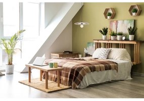 Lampadario a sospensione con filo FALCO 1xE27/60W/230V diametro 30 cm beige