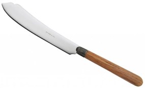 Coltello Torta Cortina - Acciaio Inox Manico Simil legno - Rivadossi