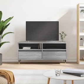 Mobile porta tv grigio sonoma 100x34,5x44,5cm legno multistrato