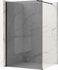 Parete doccia Rea Flexi Grey / Black 140