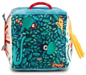 Lilliputiens - Cubo tessile per le attività della giungla