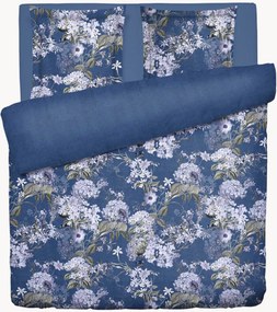 Set lenzuola in raso di cotone Hortensia, varie misure