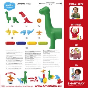 SmartMax - I miei primi dinosauri - 14 pz