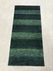 Loribaft Tappeto 170x80 Verde (Iran) Annodato A Mano