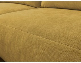 Divano angolare in giallo ocra Aden – Bobochic Paris