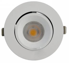 Faro LED da Incasso 15W Orientabile Foro Ø100mm Bianco - PHILIPS Certadrive Colore  Bianco Naturale 4.000K