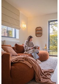 Coperta marrone in micropile 150x200 cm Cocoon – Tiseco Home Studio