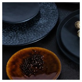 Vassoio in gres marrone , ⌀ 16 cm Roda - Costa Nova