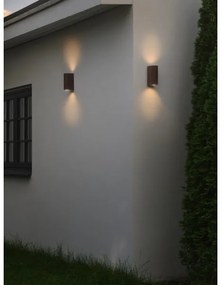 Nordlux - Applique da esterno DION 2xGU10/25W/230V IP44 rezavá