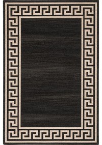 Tappeto in lana grigio scuro 133x180 cm Cesar - Agnella