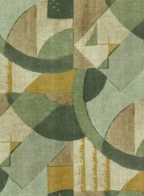 Vinyltapete Abstract 1928 von Zoffany - Antique Olivine