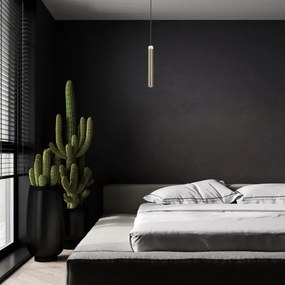 Rabalux 72238 - Lampadario LED a sospensione con filo THELMA LED/10W/230V 4000K nero/oro