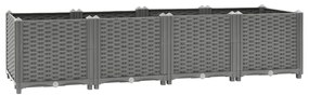 Fioriera Rialzata 160x40x38 Cm İn Polipropilene /