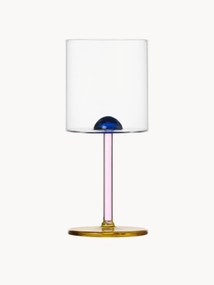 Bicchiere in vetro borosilicato vino fatto a mano Dot