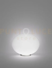 Lucciola lampada da tavolo g bianco satinato nickel satinato 1 luce...