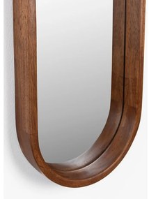 Specchio da parete con cornice in legno 24x120 cm Nyko - White Label