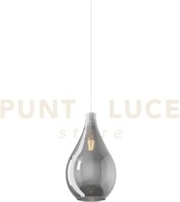 Sospensione in vetro 1193 medio fume' rosone acquistabile separatam...
