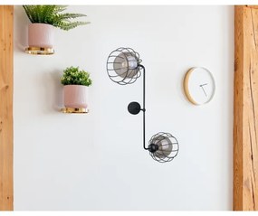 Applique SOLO BLACK 2xE27/60W/230V