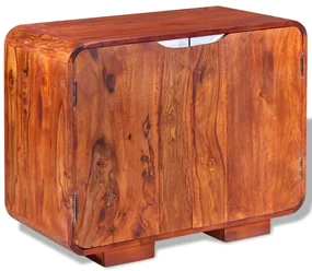 Credenza in legno massello di sheesham 75x35x60 cm