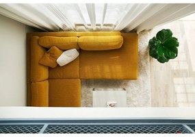 Divano angolare giallo scuro Sigge - Sits