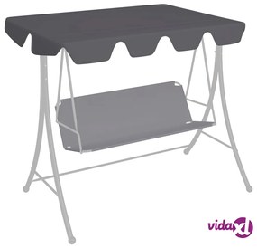 vidaXL Baldacchino per Dondolo Giardino Antracite 150/130x70/105 cm