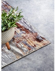 Tappeto grigio 160x230 cm Malard Copper Gold - Elle Decoration