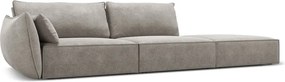 Divano angolare grigio chiaro Vanda - Mazzini Sofas