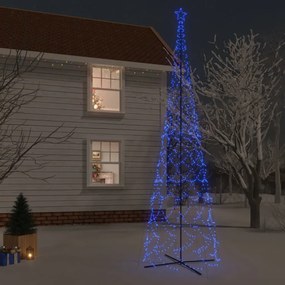 Albero di Natale a Cono Blu con LED, 230x800 cm / 3000