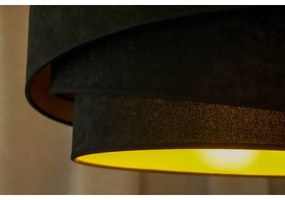 Duolla - Lampadario a plafone KOBO 1xE27/15W/230V diametro 45 cm nero