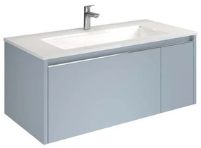 Mobile da bagno sotto lavabo Cielo blu L 100 cm 1 cassetto 1 anta, lavabo non incluso