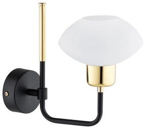 Argon 8032 - Lampada da parete RAVELLO 1xE14/15W/230V nero/oro