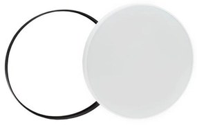 Plafoniera LED 32W - IP54 - 106lm/W - Ø380mm - Doppia Cornice Colore Bianco Naturale 4.000K