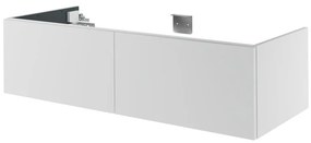 Mobile da bagno sospeso sotto lavabo L 75 x H 64 x P 48 cm lucido, 4 cassetti SENSEA Neo, Maniglie acquistabili separatamente