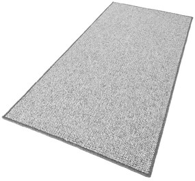 Passatoia grigia 80 x 300 cm Wolly - BT Carpet