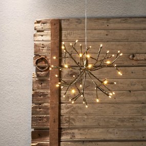 Decorazione luminosa gialla per esterni con motivo natalizio Firework - Star Trading