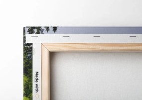 Quadro su tela – Magnifico panorama montano sul lago
