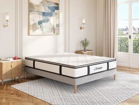 Materasso matrimoniale a molle insacchettate topper integrato 200x200 cm - AMERICAN DREAM di YSMÉE