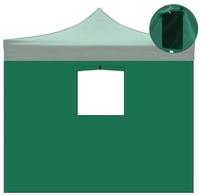 Evergreen Telo 3X2Mt Verde Impermeabile Con Finestra Per Gazebo Richiudibile