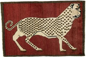 Gabbeh Tappeto persiano 150x100 Rosso (Iran) Annodato A Mano